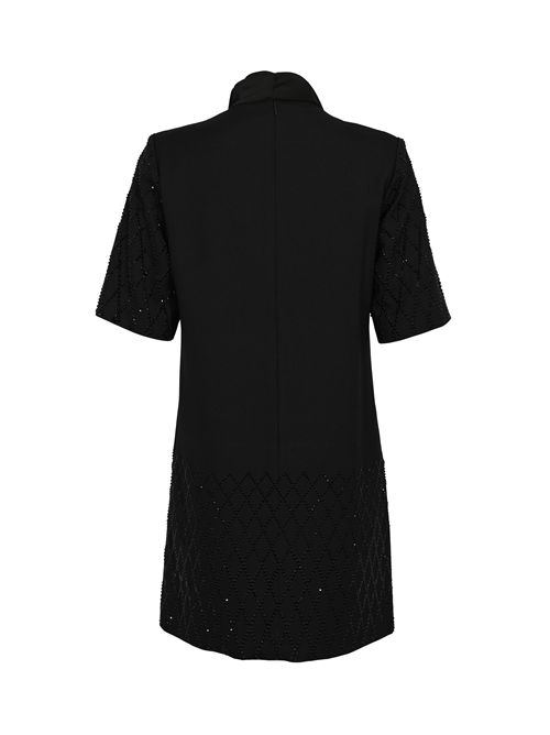 Abito stile T-shirt Lipogramma con strass PINKO | 105523 A2POZ99